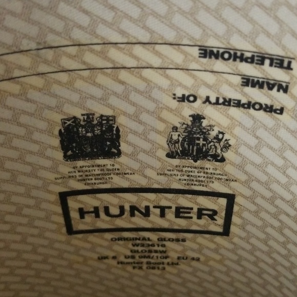 Hunter rain boots - Picture 4 of 4